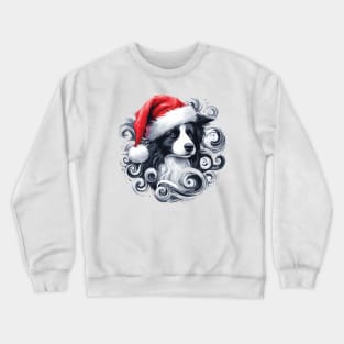 Christmas Border Collie Crewneck Sweatshirt